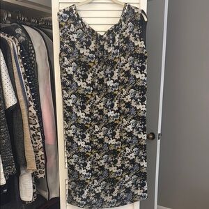 Megan Park Silk Floral Sleeveless Dress Size 0